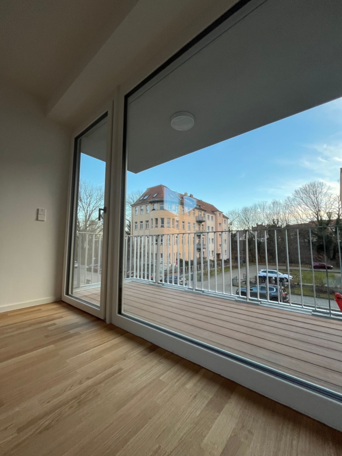 hochwertige 3-Zimmer Wohnung im Herzen der Stadt - Aussicht Balkon